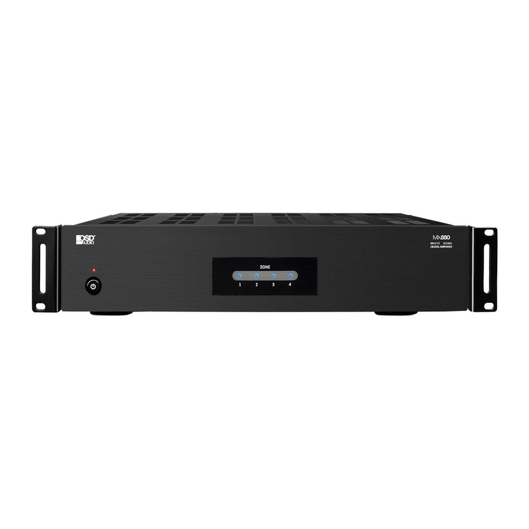 OSD Audio MX 880 user manual