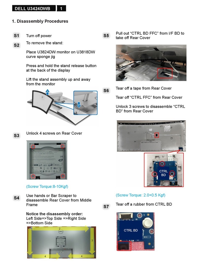 Dell U3424DWB User manual Dell U3424DWB User manual