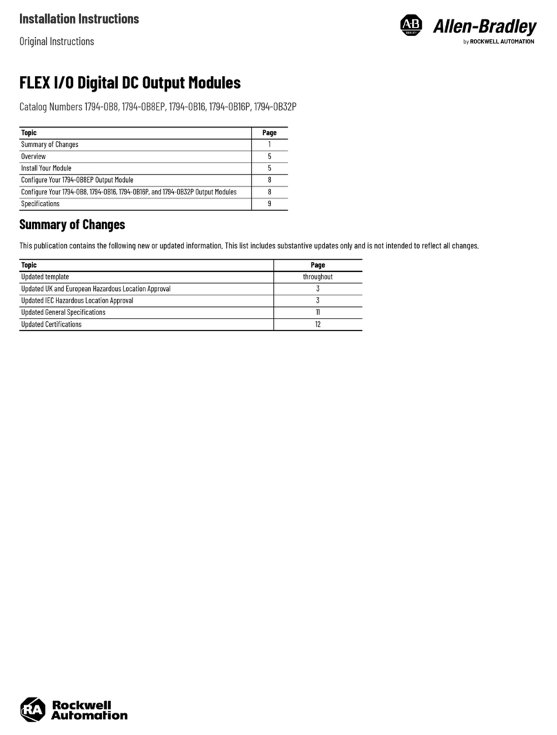 Rockwell Automation 1794-OB8 User manual