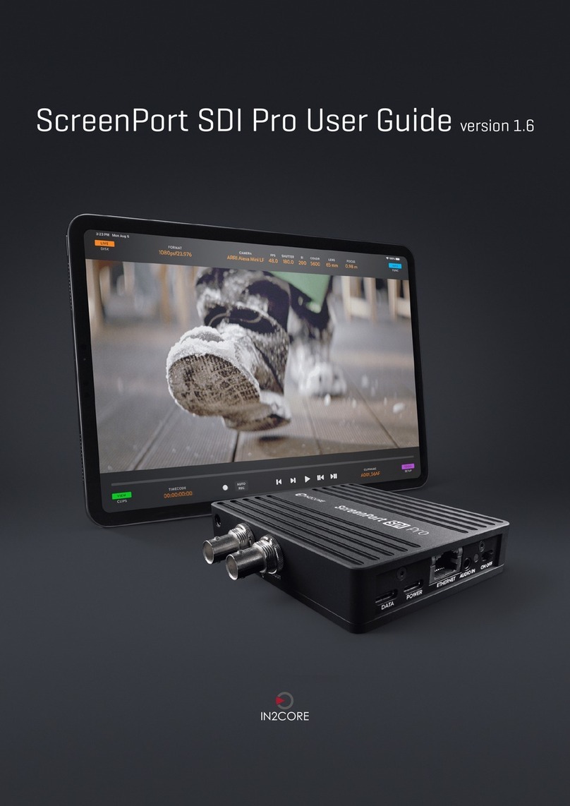 IN2CORE ScreenPort SDI Pro user guide
