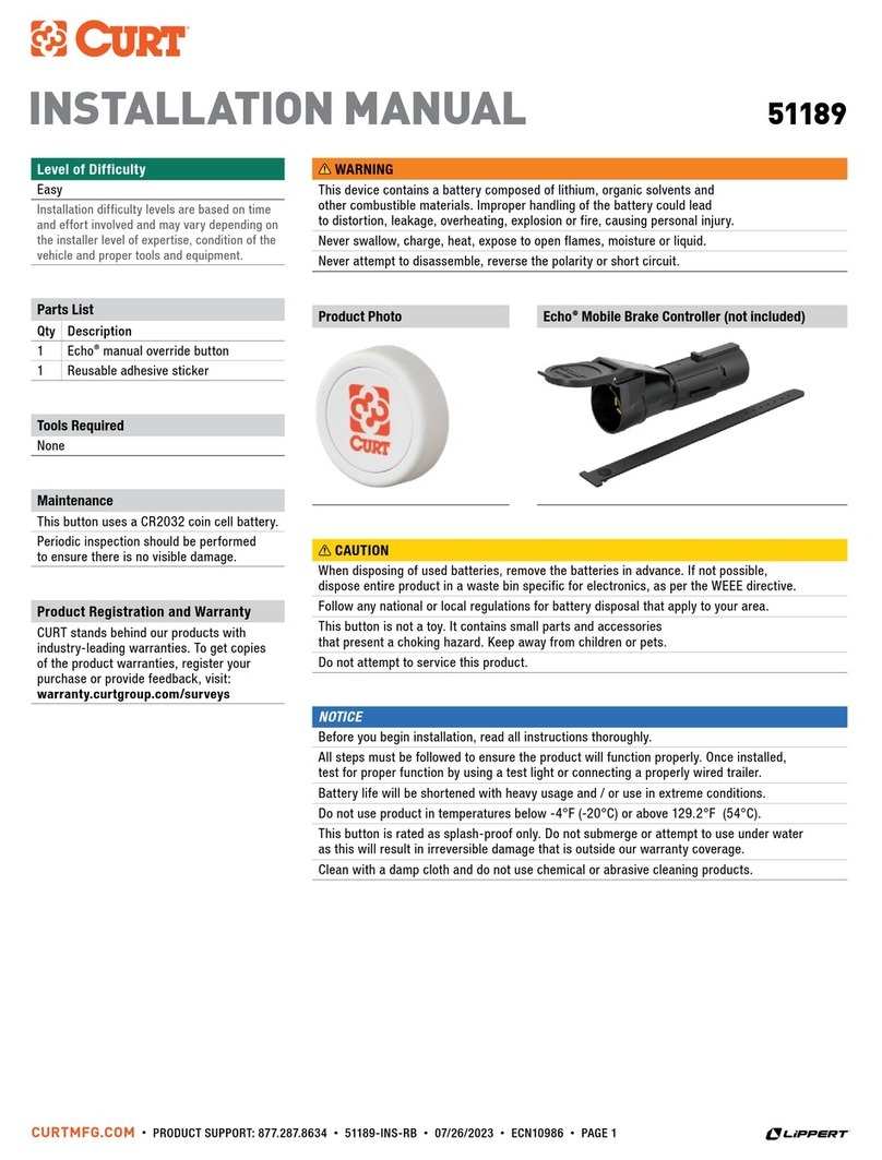 Lippert Curt 51189 installation manual