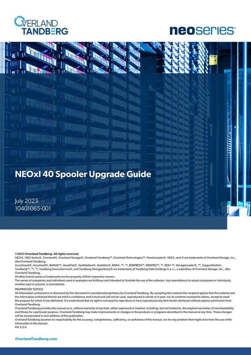 Overland Tandberg NEO Series Upgrade guide
