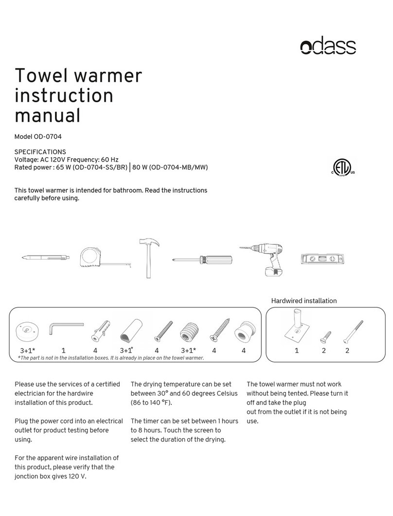 odass OD-0704-SS instruction manual