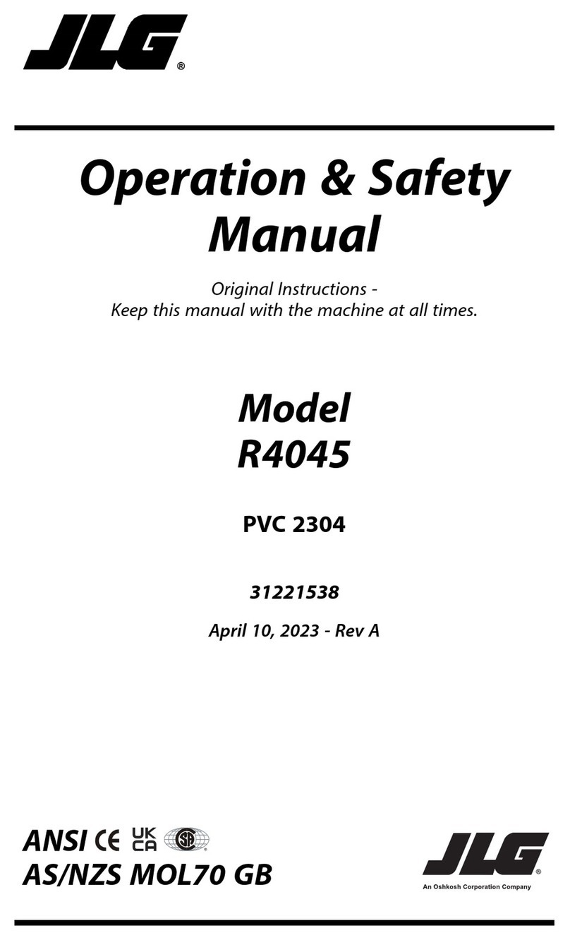 JLG R4045 Use and care manual