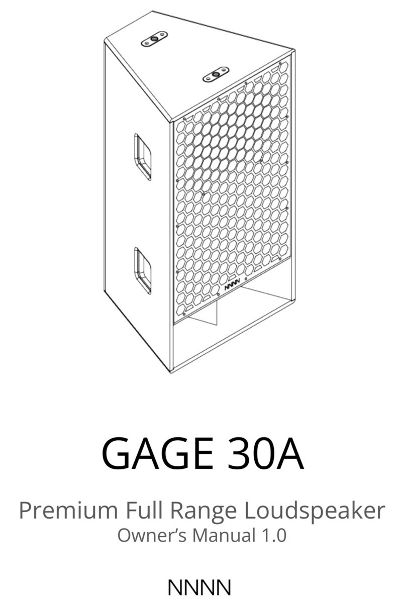 NNNN GAGE 30A owner's manual