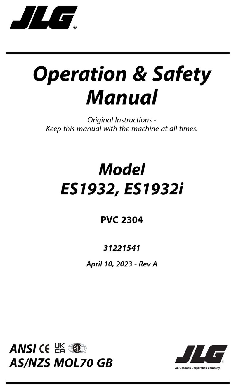JLG ES1932 Operation & safety manual JLG ES1932 Operation & safety manual