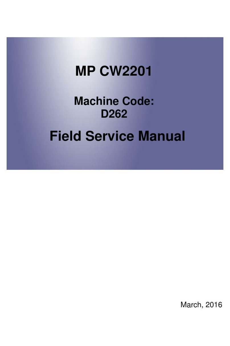 Ricoh MP CW2201 Quick start guide