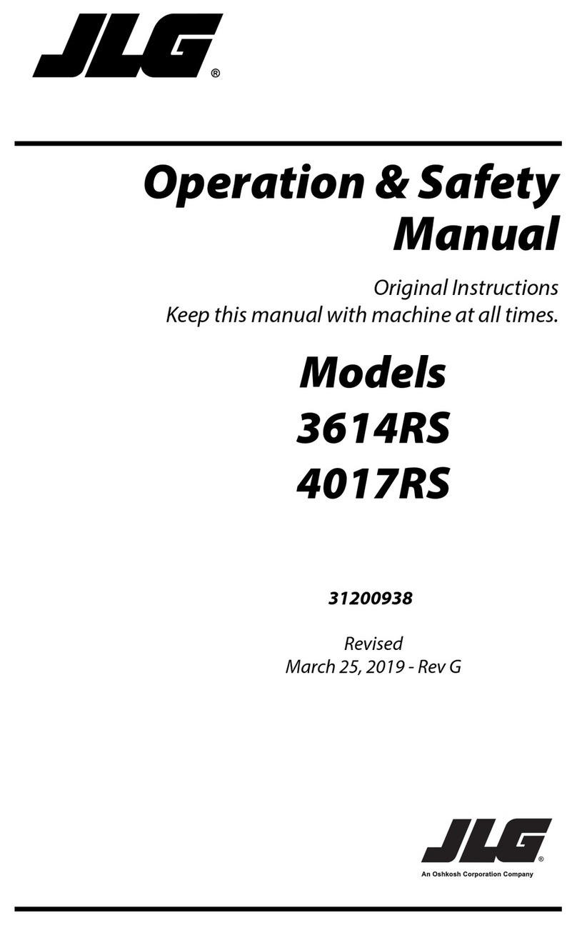 JLG 3614RS Use and care manual