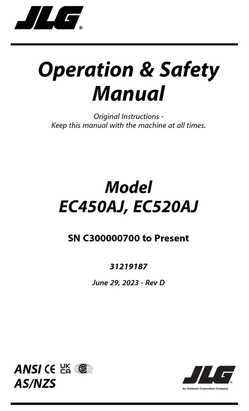 JLG EC450AJ Use and care manual