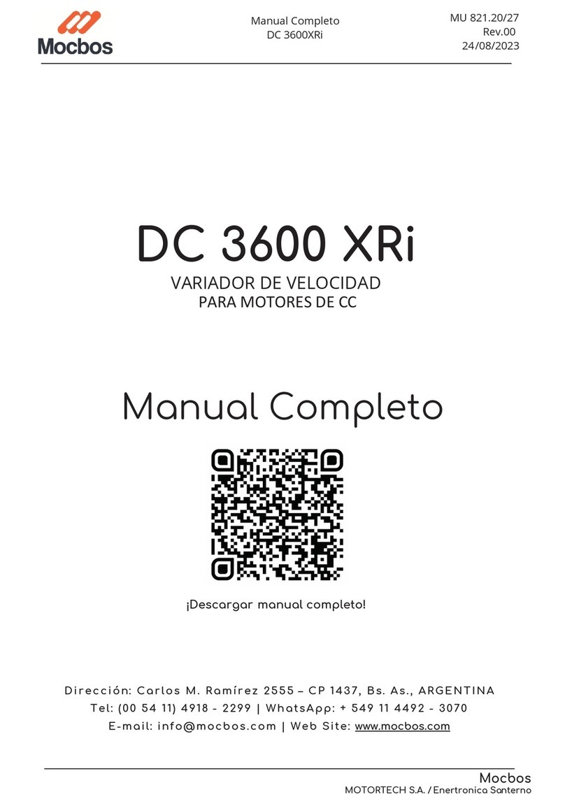 Mocbos DC 3600 XRi manual