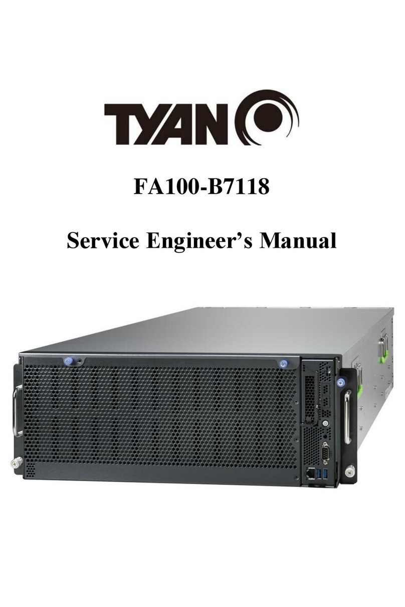 MiTAC TYAN FA100-B7118 Service engineer's manual