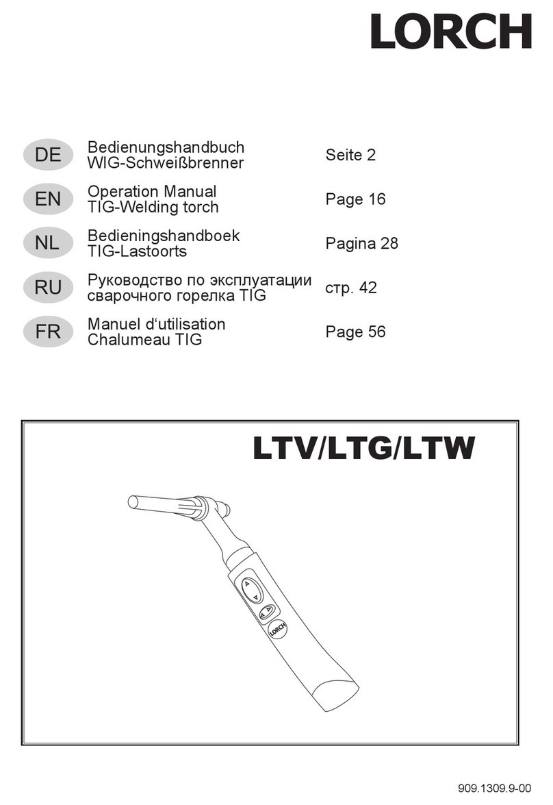 LORCH LTV Operation manual