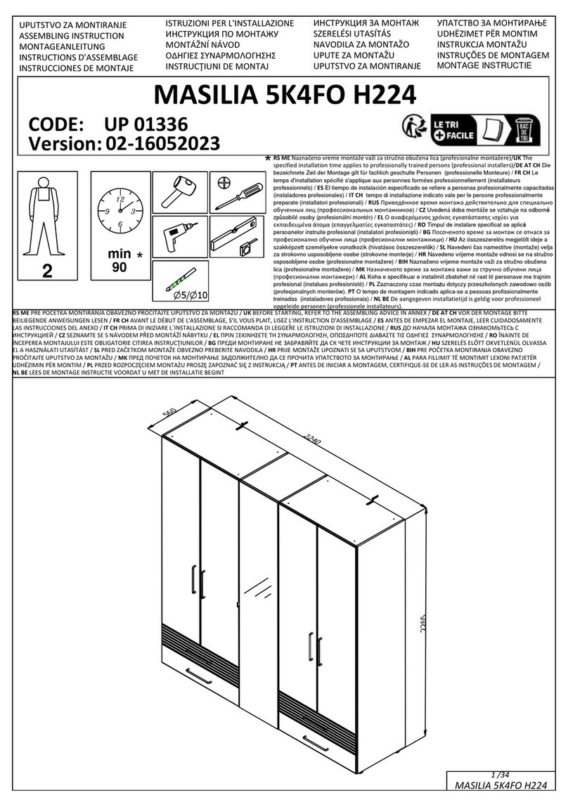 Dedeman MASILIA 5K4FO H224 User manual