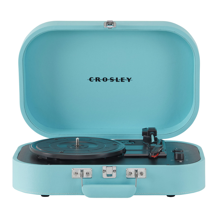 Crosley CR8009B User manual