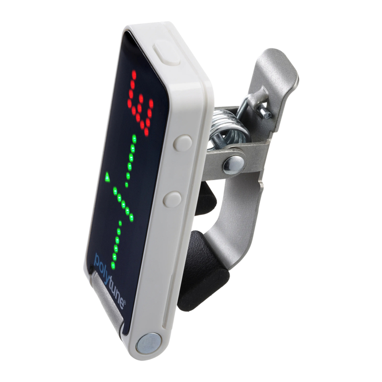 TC Electronic PolyTune Clip quick start guide