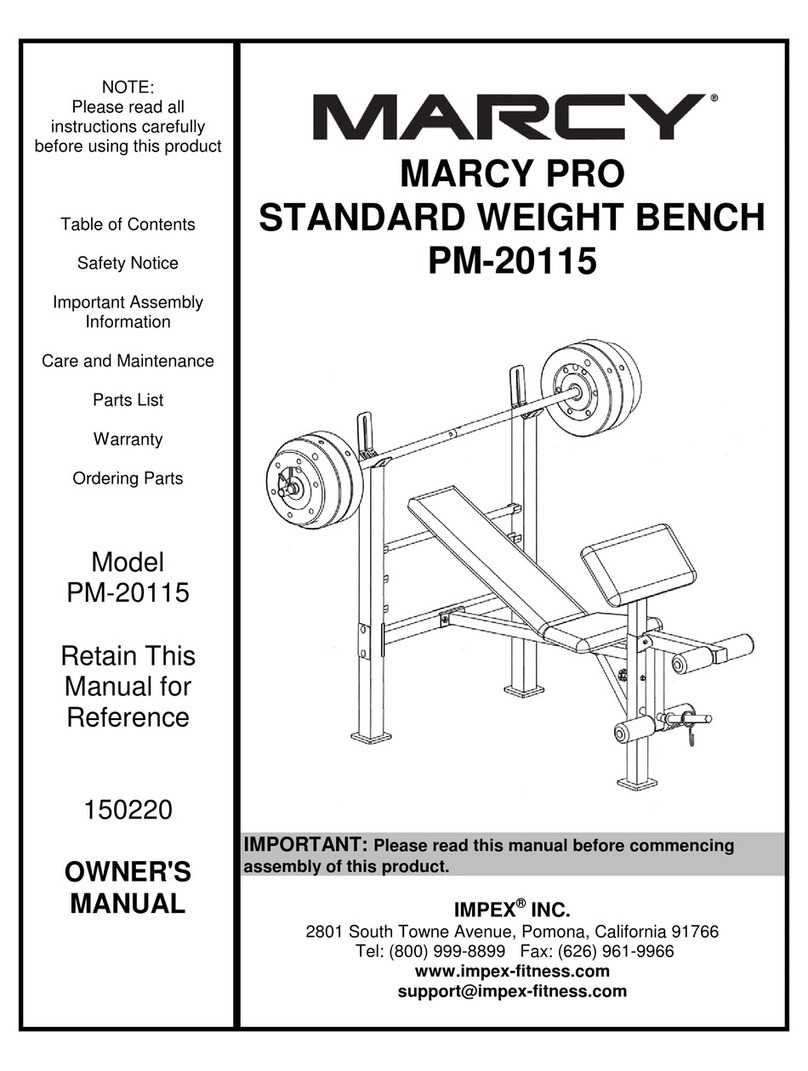 Impex MARCY PRO PM-20115 User manual