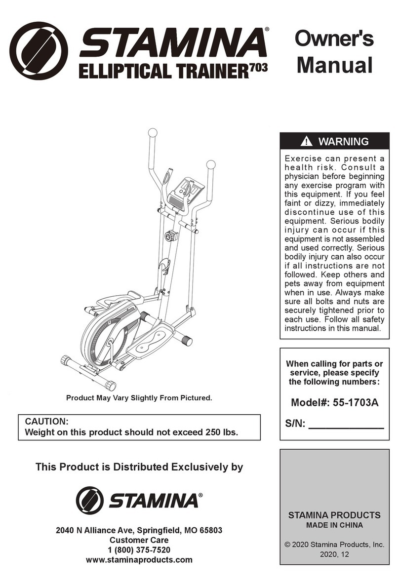 Stamina 703 Series User manual