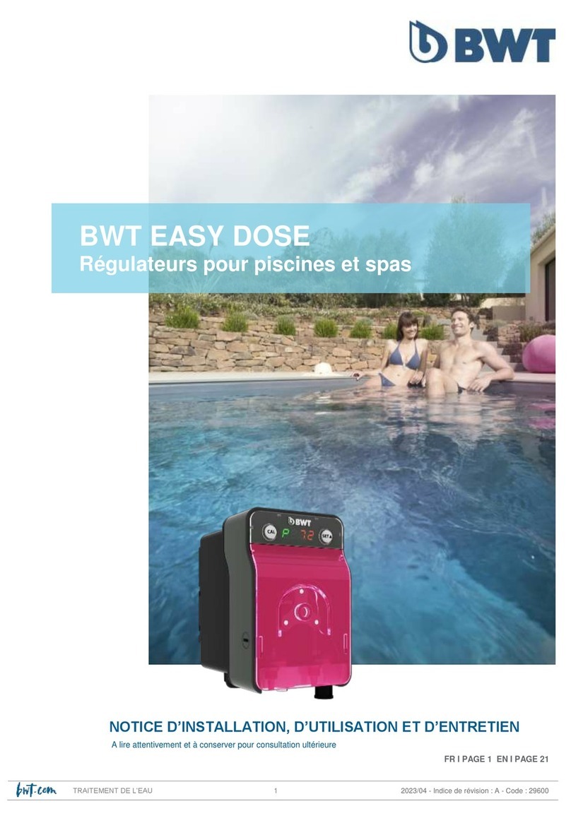 BWT EASY DOSE Installation, Operating and Maintenance Instruction