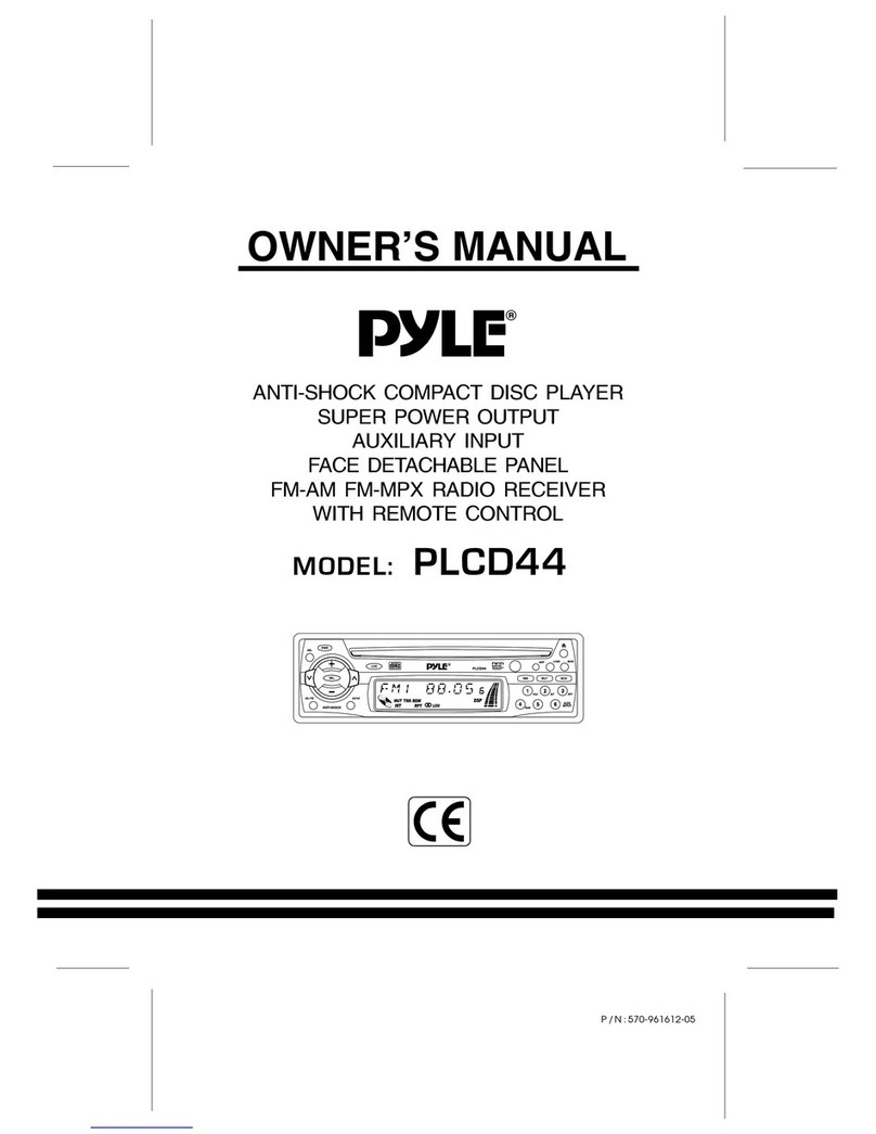Pyle PLCD44 User manual