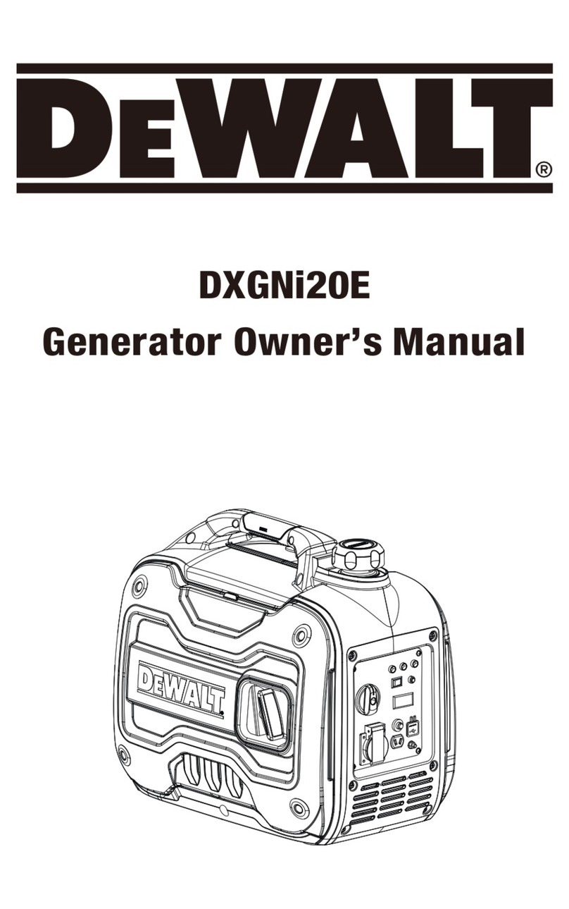 DeWalt DXGNi20E owner's manual