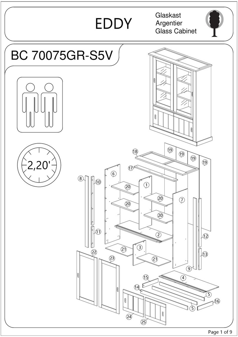 Weba EDDY BC 70075GR-S5V User manual