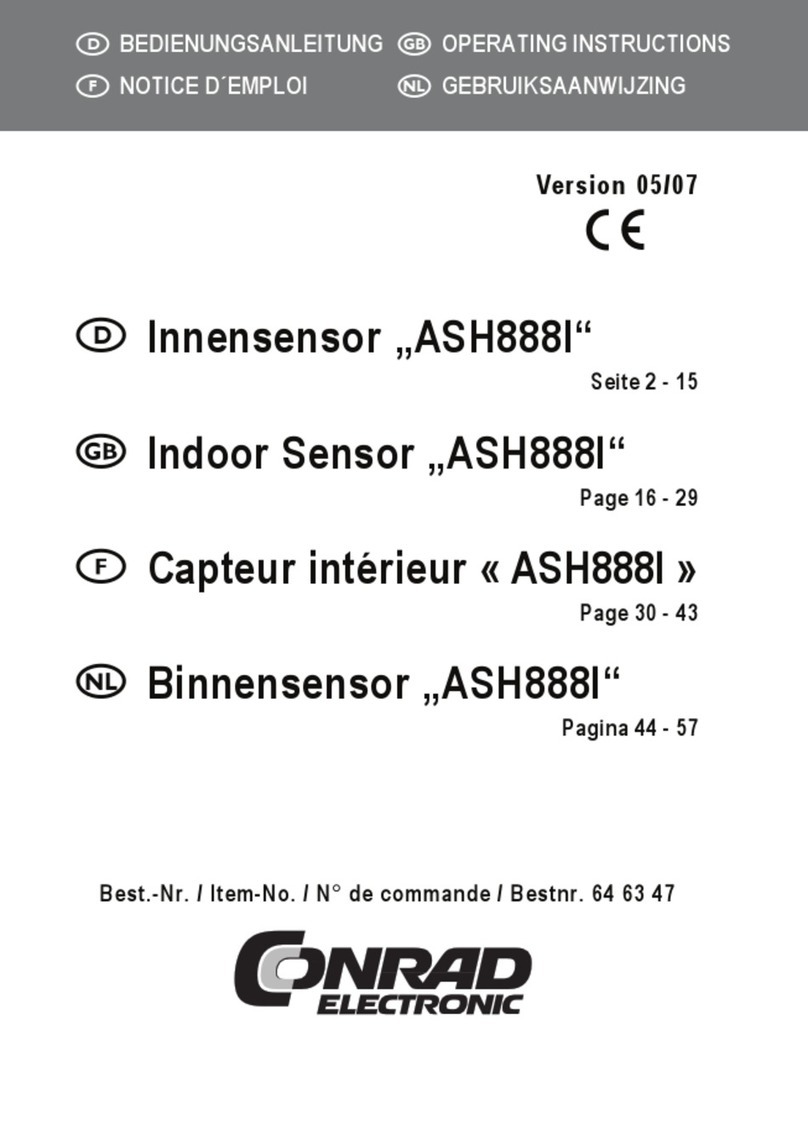 Conrad ASH888I User manual