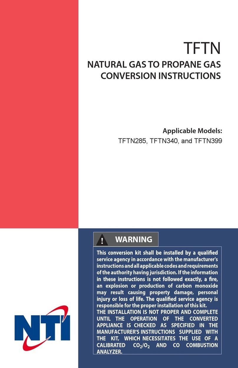 NTI TFTN285 User manual