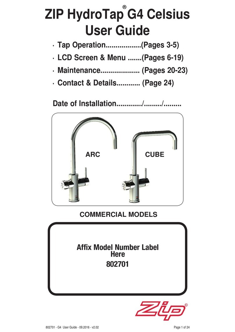 Zip HydroTap G4 802701 User manual