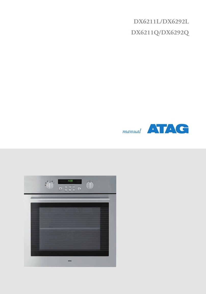 Atag DX6211L User manual