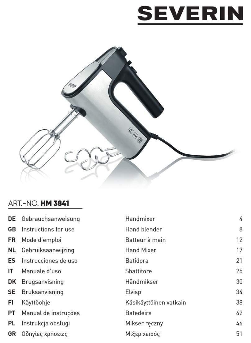 SEVERIN HM 3841 User manual