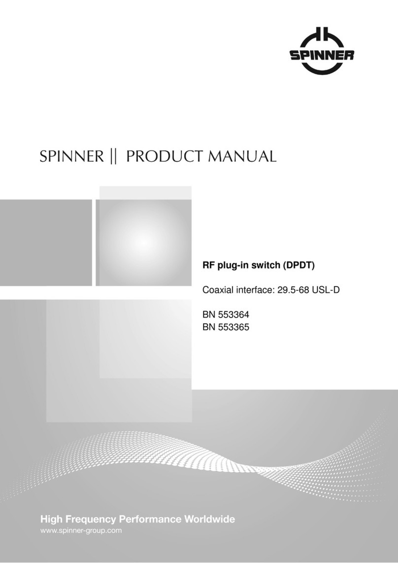 Spinner BN 553364 Product manua
