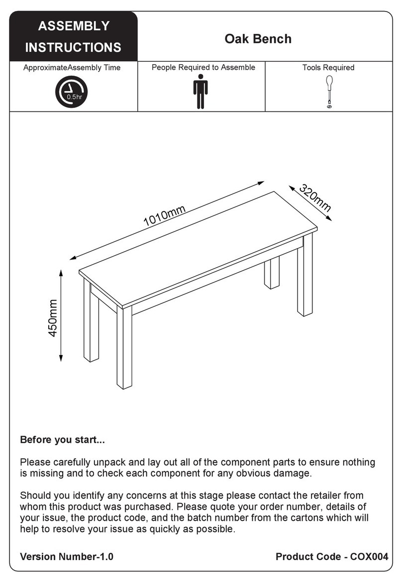 Julian Bowen COX004 User manual Julian Bowen COX004 User manual