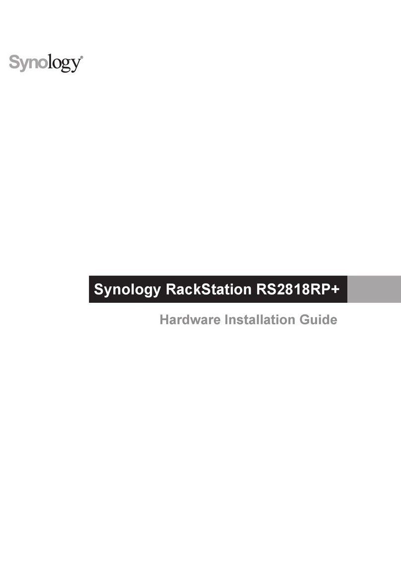 Synology RackStation RS2818RP+ Manual