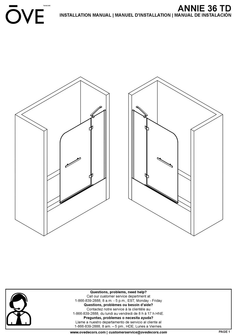 OVE ANNIE 36 TD installation manual