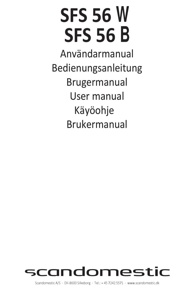 Scandomestic SFS 56 B user manual