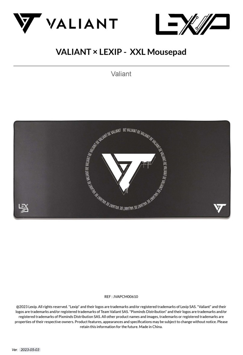 Valiant Lexip JVAPCM00610 manual