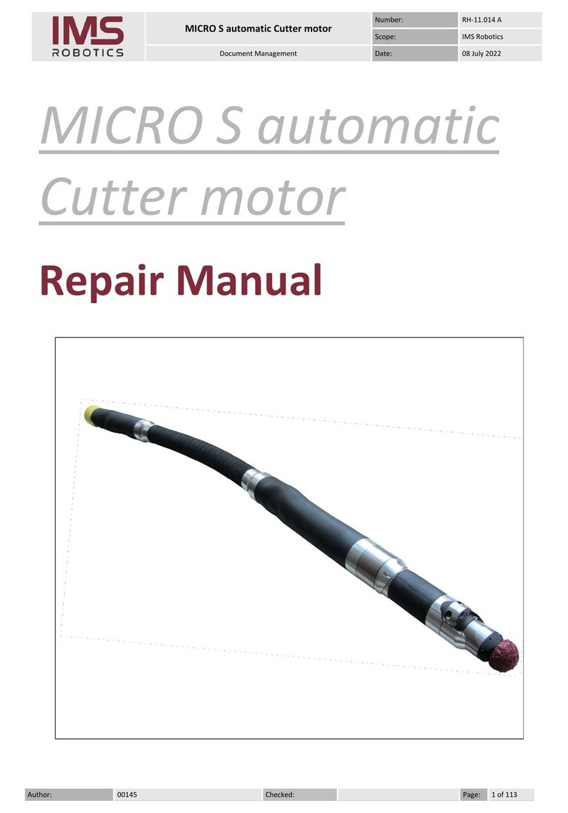 IMS ROBOTICS MICRO S Repair manual