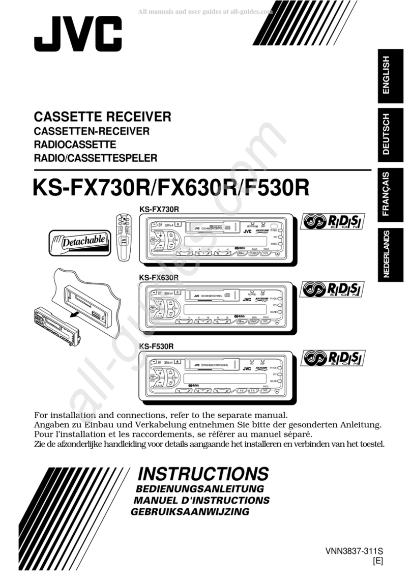 JVC KS-FX630R User manual