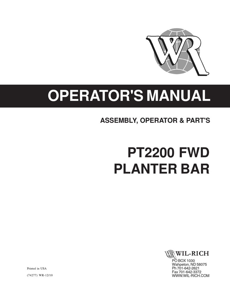 WIL-RICH PT2200 FWD Operator's manual WIL-RICH PT2200 FWD Operator's manual