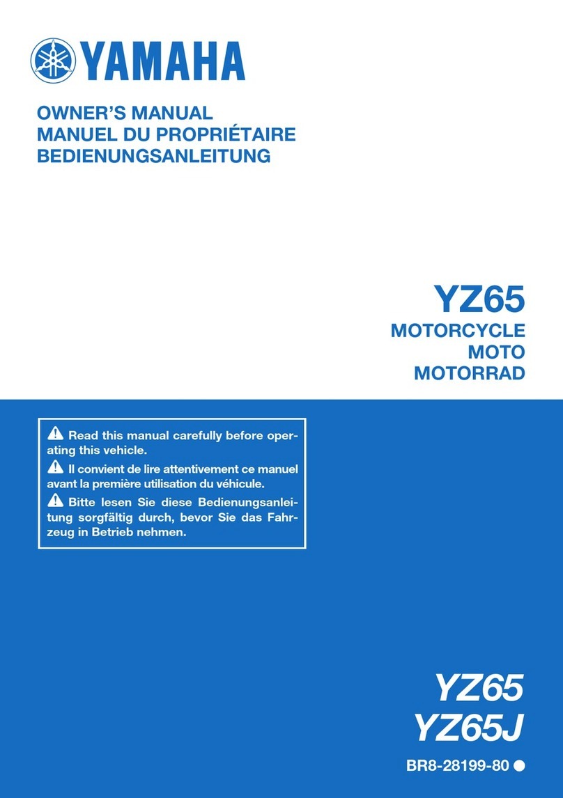 Yamaha YZ65J owner's manual