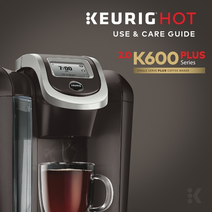 Keurig K600 PLUS Series User manual