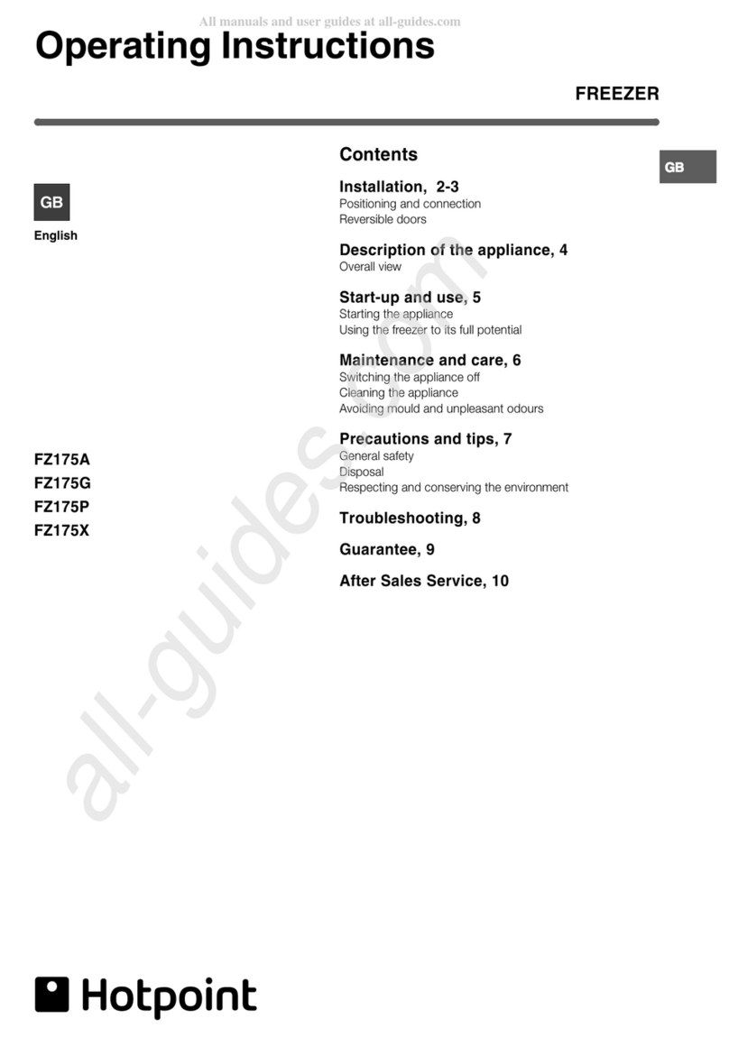 Hotpoint FZ175P User manual