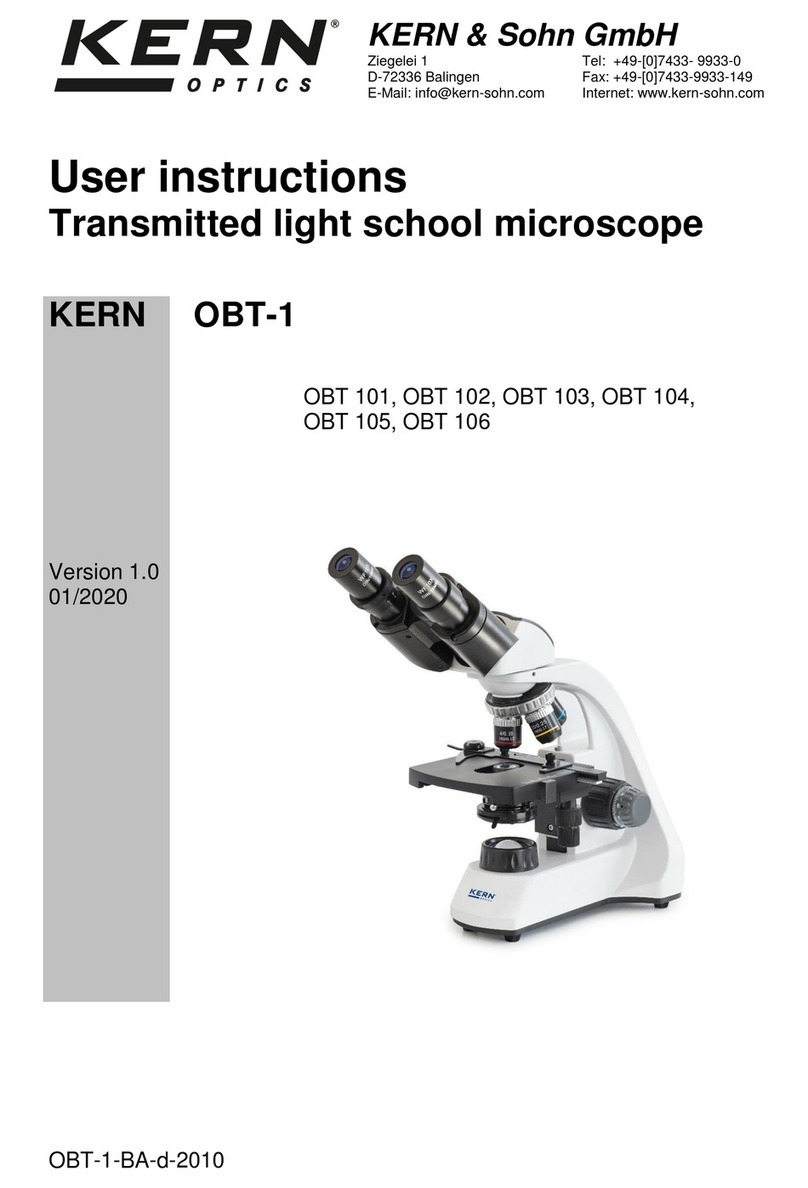 KERN Optics OBT 101 User manual