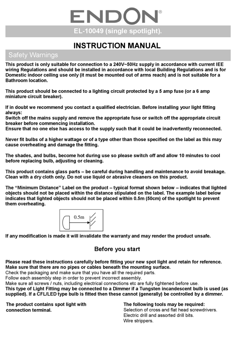 Endon EL-10049 instruction manual