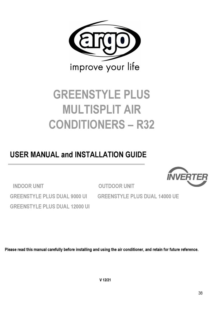 Argo GREENSTYLE PLUS DUAL 9000 UI User manual