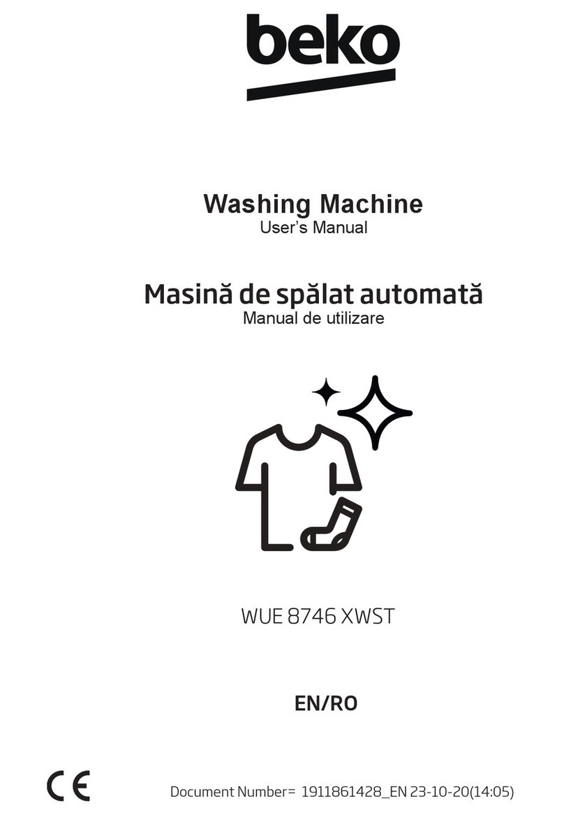 Beko WUE 8746 XWST user manual