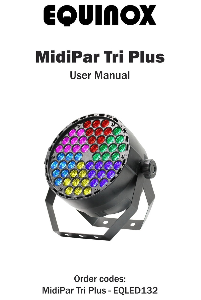 Equinox Systems MidiPar Tri Plus User manual Equinox Systems MidiPar Tri Plus User manual