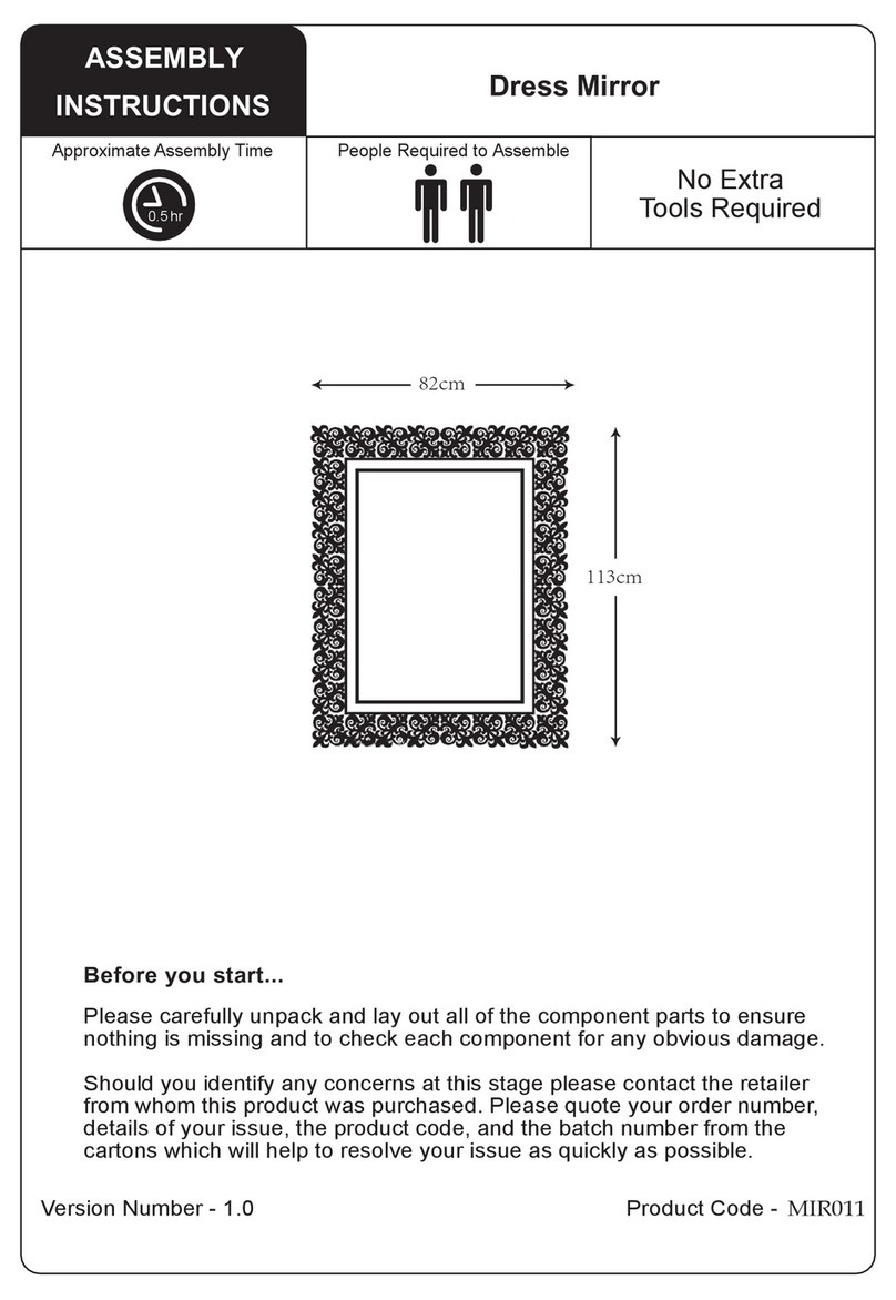 Julian Bowen MIR011 User manual Julian Bowen MIR011 User manual