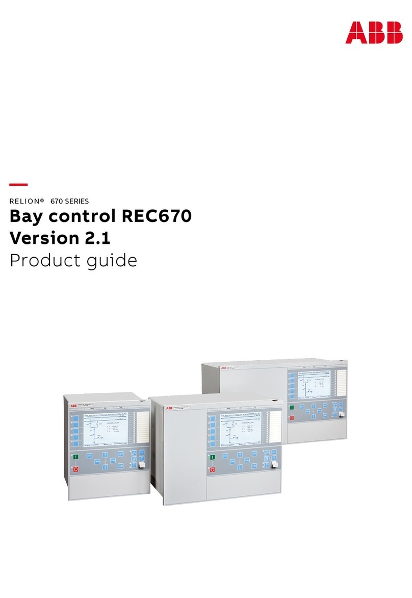 ABB Relion 670 series User manual