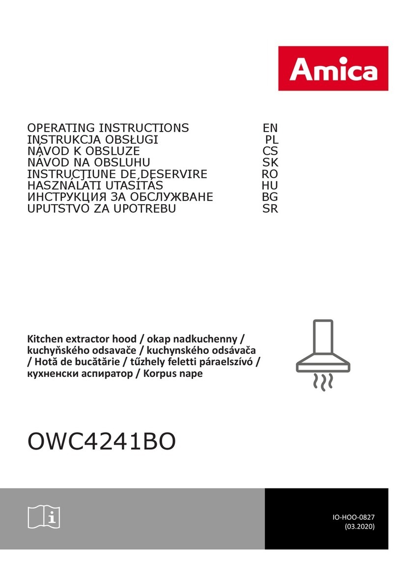 Amica OWC4241BO operating instructions